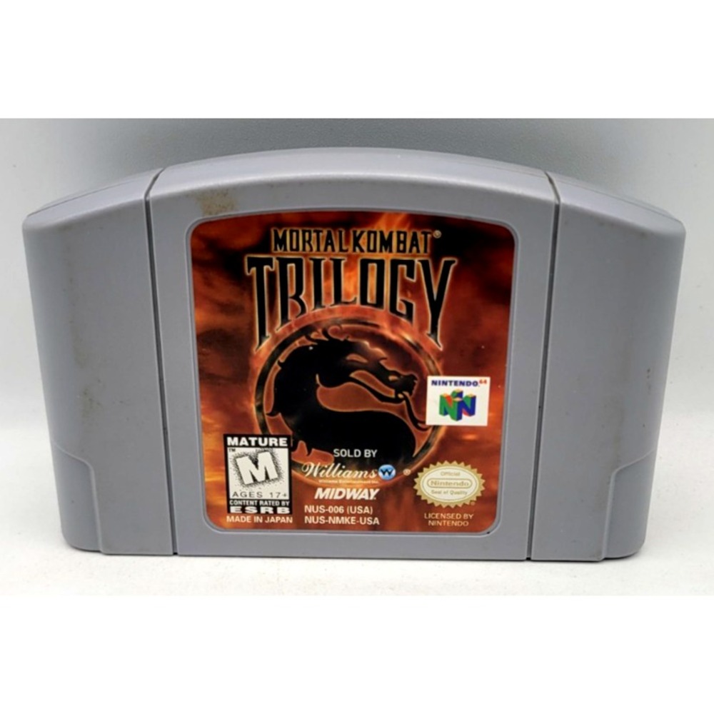 Mortal Kombat Trilogy (Nintendo 64, N64, 1996) Authentic cartridge